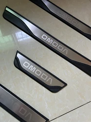 For Chiery CHERY OMODA C5 E5 S5 O5 2024-2022 EV Car Door Sill Scuff Plate Pedal Protect Pad Guard Stainless Steel CAOACHEY