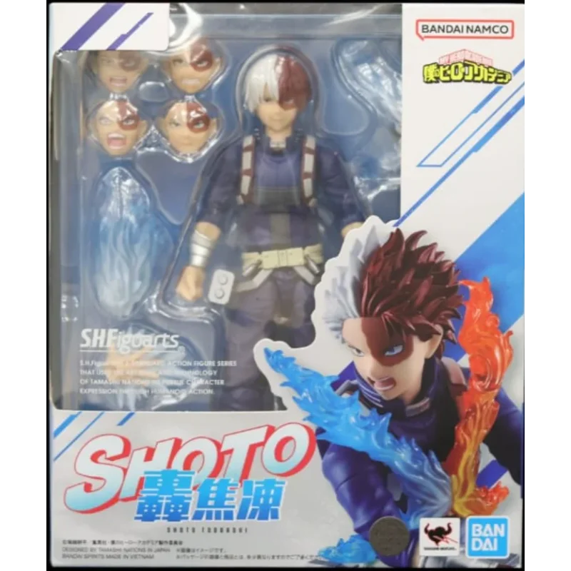 【재고 있음】 반다이 S.H.Figuarts SHF 토도로키 쇼토 나의 히어로 아카데미아 애니메이션 액션 피규어 모델 장난감