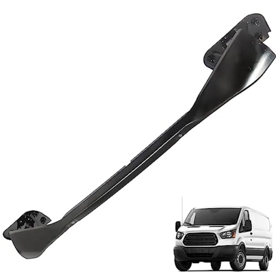 Front Lower Impact Bar Cross Member Bumper Reinforcement Black Steel Replacement for 20152019 Transit 150 250 350 LK4Z6110008B