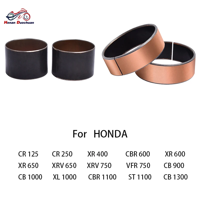 Bucha de Cobre para Garfo Dianteiro de Moto Honda CR 125 250 XR 400 CBR XR XRV VFR 600 650 750 CB XL 900 1000 1300 CBR ST 1100