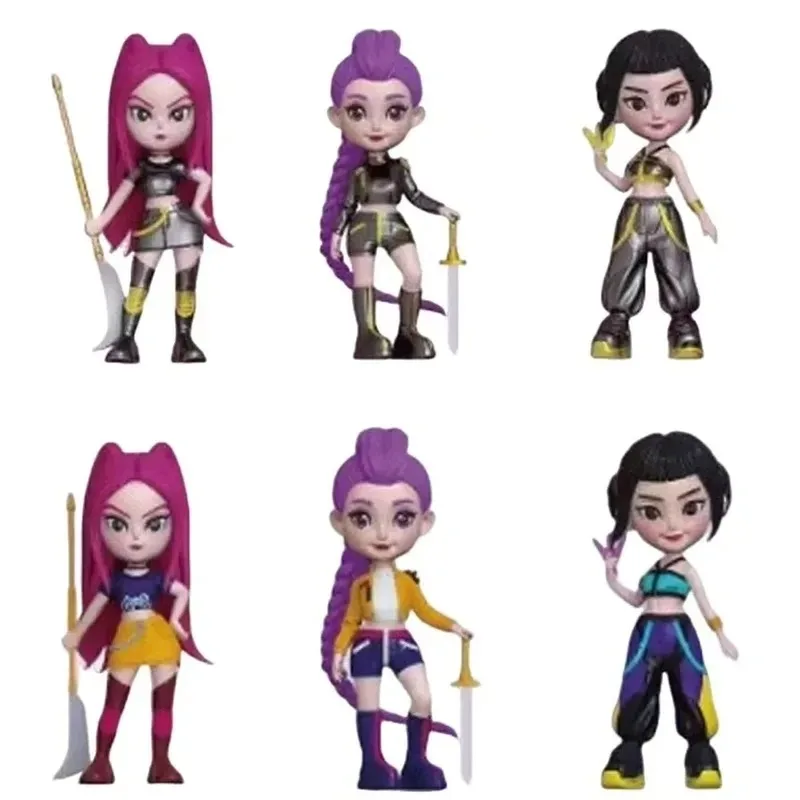 2027 Anime Kpop Devil Hunter Blind Box Disassembly Fun Blind Bag Small statue Peripheral model Desktop Blind box decoration gift - view 2