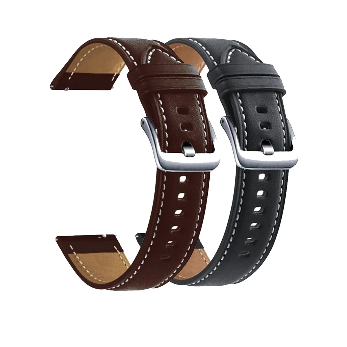 Leather Watchband for Samsung Galaxy watch 3 41mm 45mm 42mm 46mm Smart Wristbands for Samsung Gear S2 S3 20mm 22mm Watch Strap