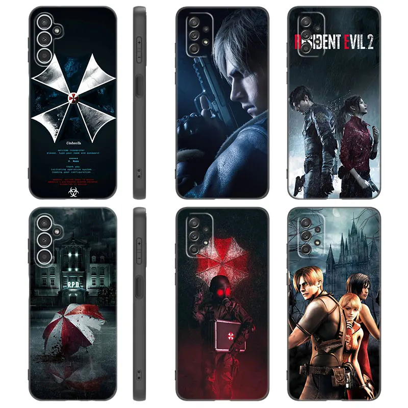 E-Evils Game R-Resident Phone Case For Samsung A13 A22 A24 A32 4G A25 A34 A35 A52S A53 A54 A55 A73 5G A12 A14 A15 A23 A31 A33