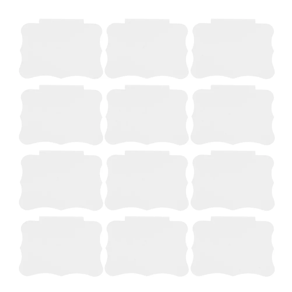 

12Pcs Menu Display Sign Small Plastic Price Clip Holder Erasable Reusable Sign for Shop Price Display Plastic Tag Holder