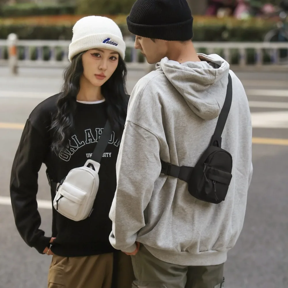 

Casual Nylon Chest Bag Small Lightweight Shoulder Bag Crossbody Bag Student