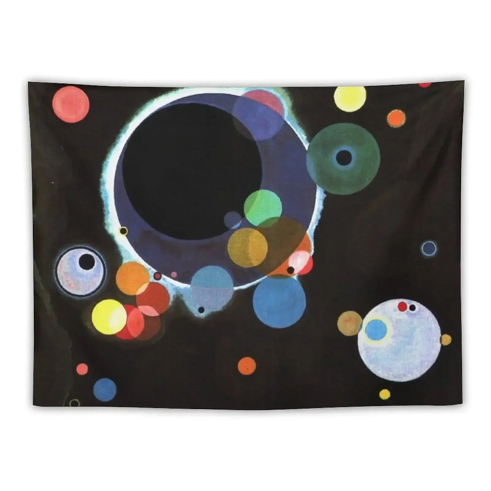 Kandinsky - Several Circles, famous abstract artwork Tapestry Aesthetic Room Decors Room Decorations Funny Tapestry