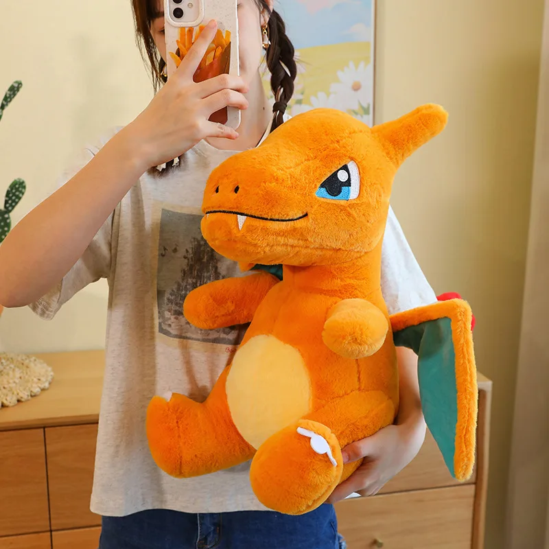 35/45/65cm Pokemon Large Plush Toy Charizard Anime Doll Cute Pillow Kawaii Charmander Pokémon Plushie Stuffed Gift for Children