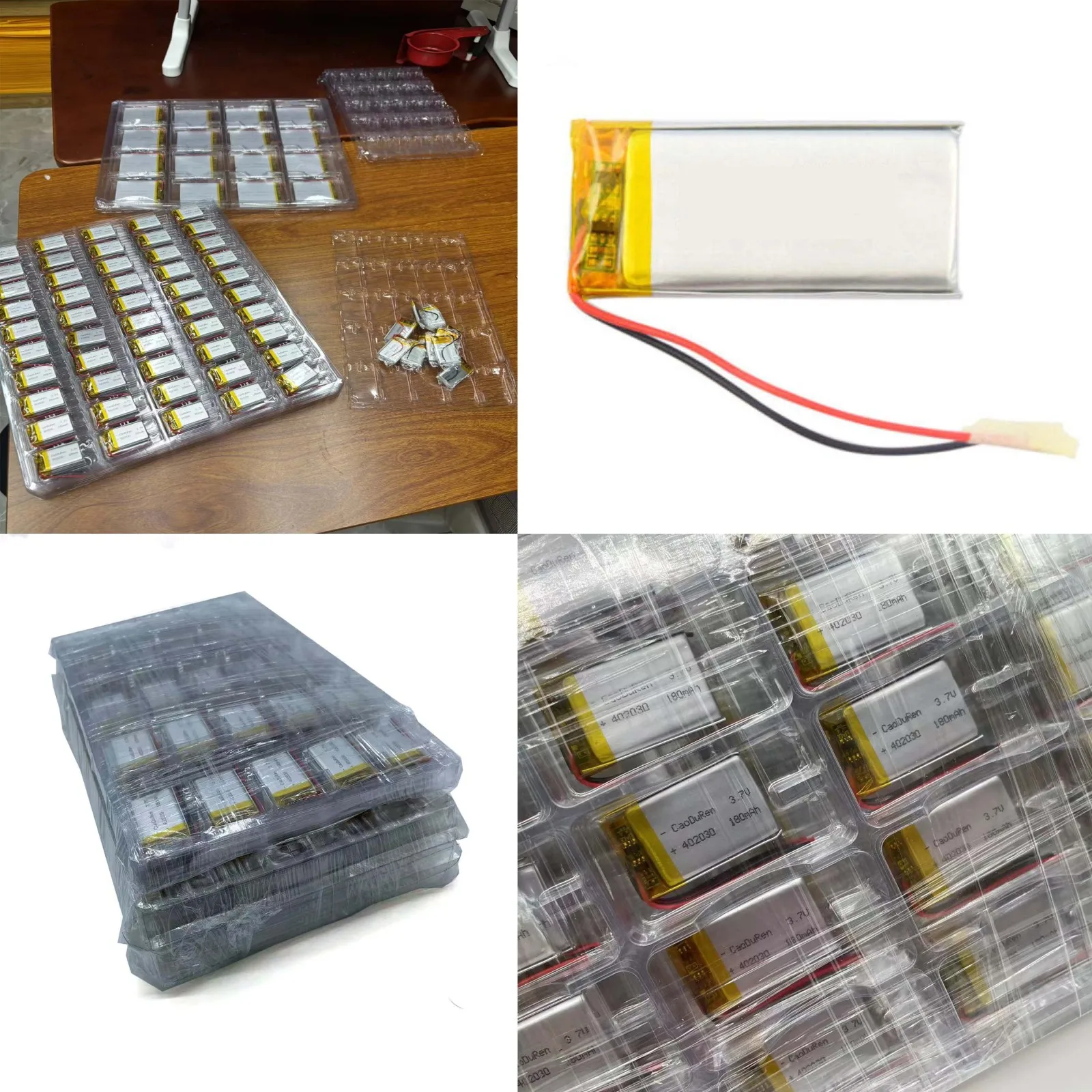 3.7V 280mAh 402530 Li-Polymer Li Battery JST-PH 2pin 2.0 For LAPTOP TABLET CHARGING TREASURE POWER MP4 SMART WATCH DVD