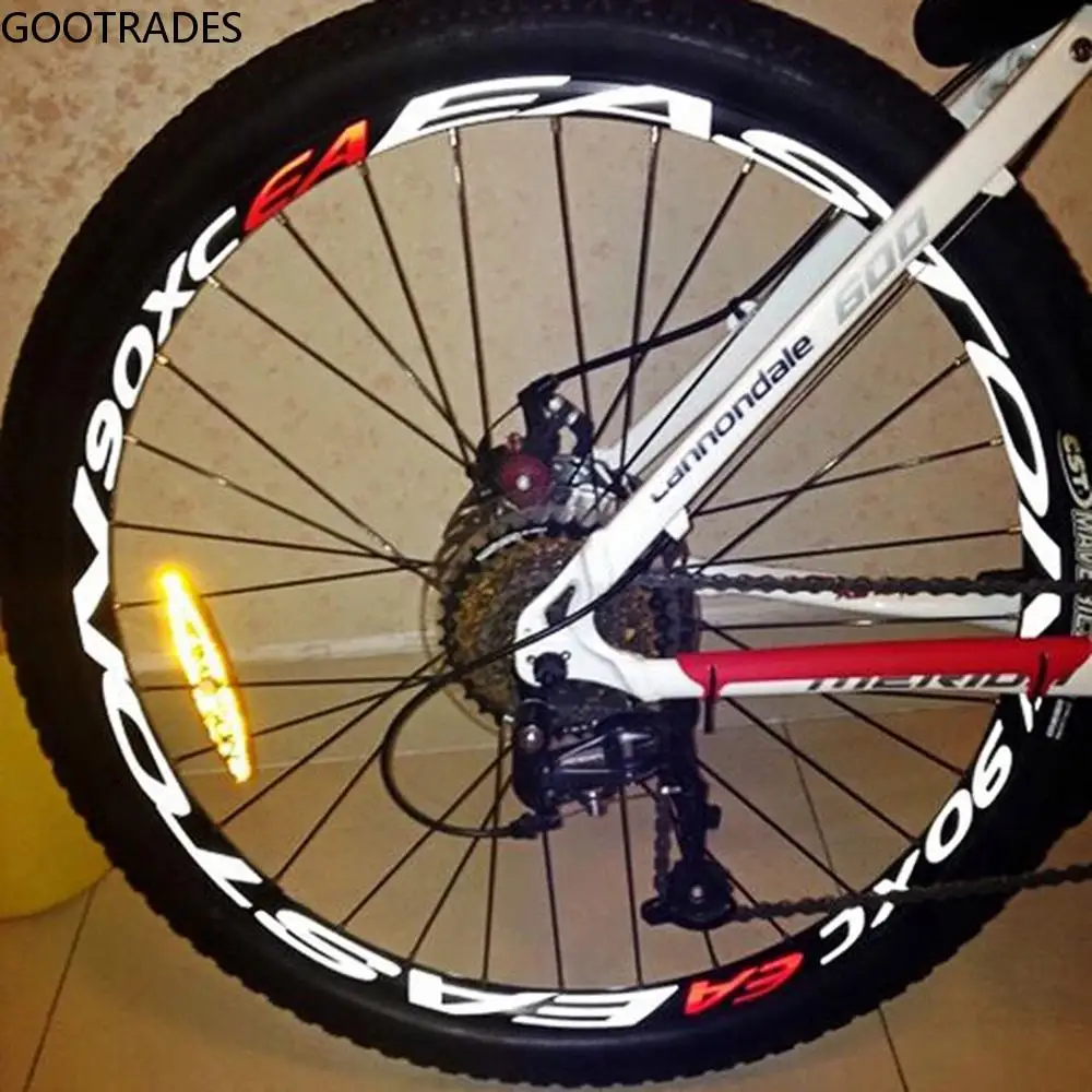 

Bicycle Part MTB Bike Multicolor Bike Wheel Stickers Reflective Stickers Bicycle Stickers Bicycle Rim Decals Bike Wheel Rims