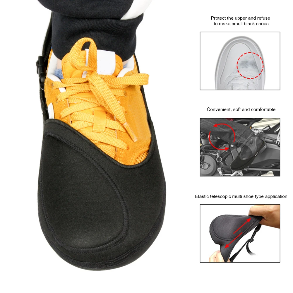 Motorcycle Gear Shift Shoes Cover Dustproof Anti-Slip Boot Protector Shifter Guard for Woman Man Boots Cover Tool