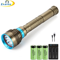 7000LM Diving Lantern 7 LEDs L2 Light Underwater 100M Waterproof Flashlight Professional Dive Catch Fish Outdoor Lamp