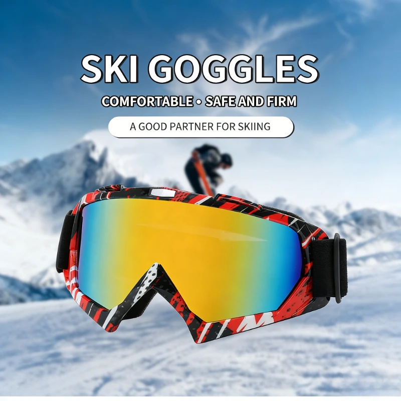 

Новое поступление, высокоэластичные лыжные очки из ТПУ, ветрозащитные, с защитой от ультрафиолета, толстая губка для взрослых, катание на лыжах на открытом воздухе, для мужчин и женщин