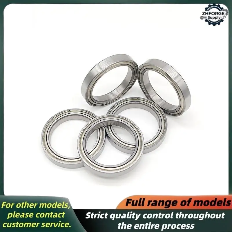 6801ZZ Thin Section Ball Bearing ABEC-7 12x21x5mm Deep Groove 61801 - Precision Rolling Bearing for Industrial Use