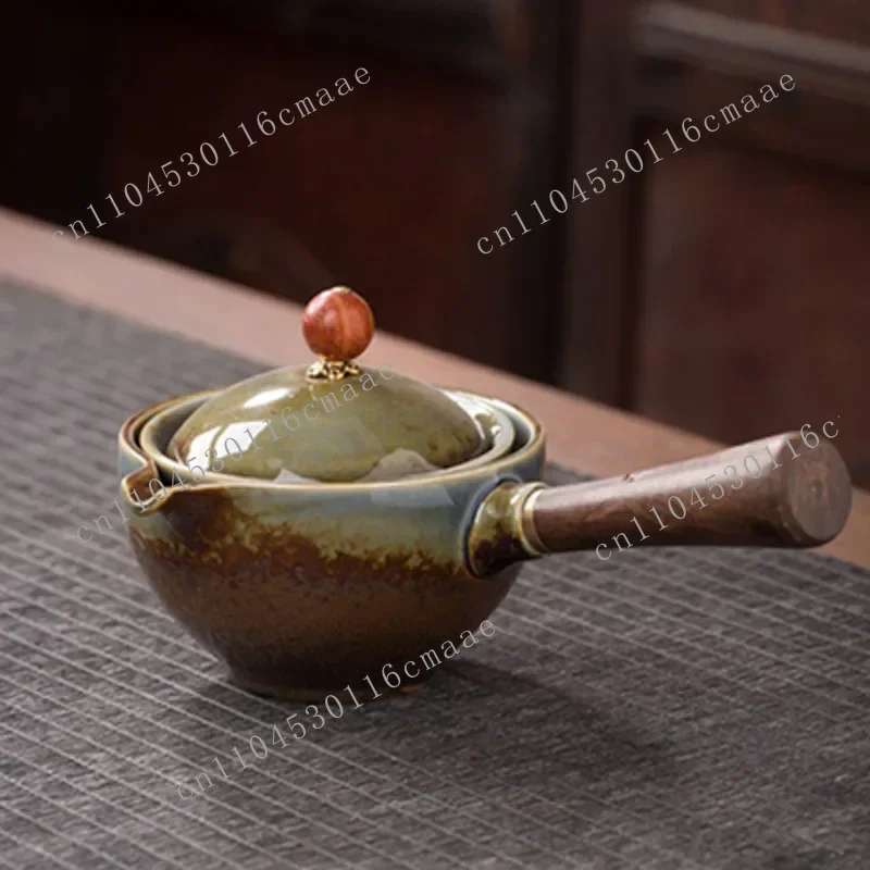 

Brand New 360 Degree Rotating Tea Machine and Infuser, Ceramic Tea Cups, Pu Erh Ceramic Tea Sets, Exquisite Flower Designs