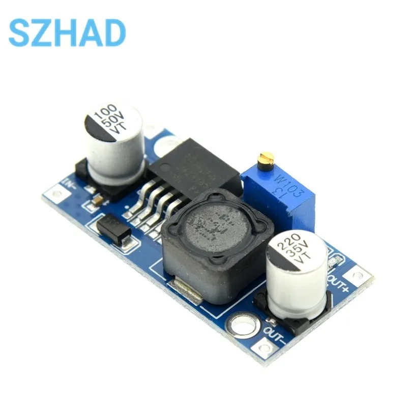 5A LM2596S DC-DC Step Down Power Module Adjustable Buck Converter Voltage Regulator High Power Car Power Supply Board DIY