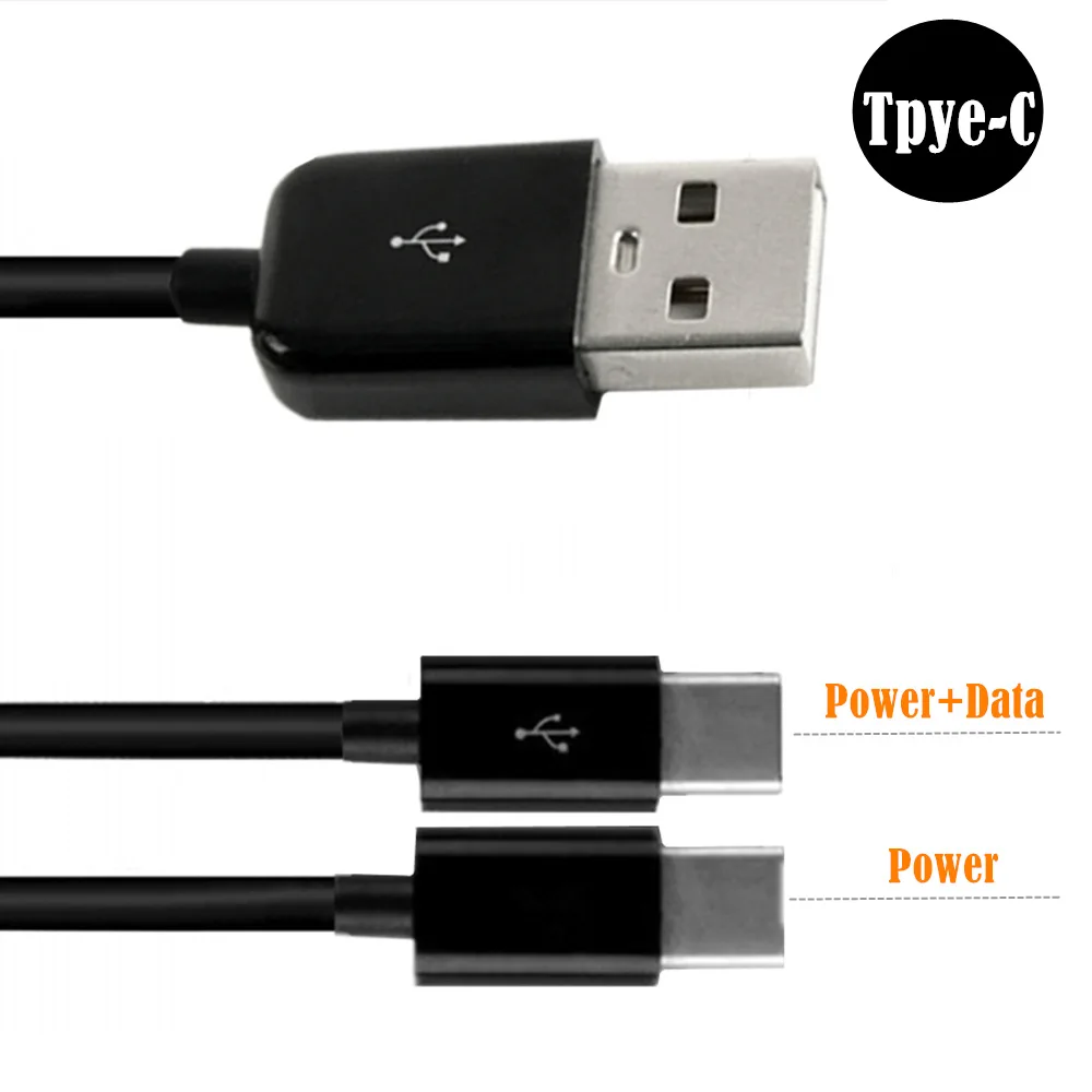 1.5m 1m 0.3m Type-C 1 to 4 Port Type C USB C to USB Y Splitter Multiple Charging Date Cable Cord For Smartphone Tablet