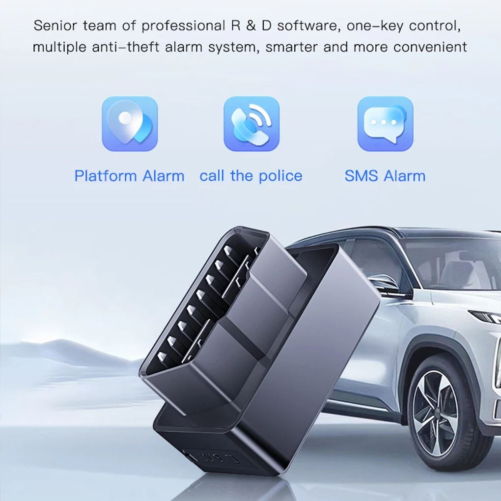 4G GPS Positioner Plug And Play No Installation Required Car OBD Interface Anti-Theft Positioning Device Electric Vehicle Access