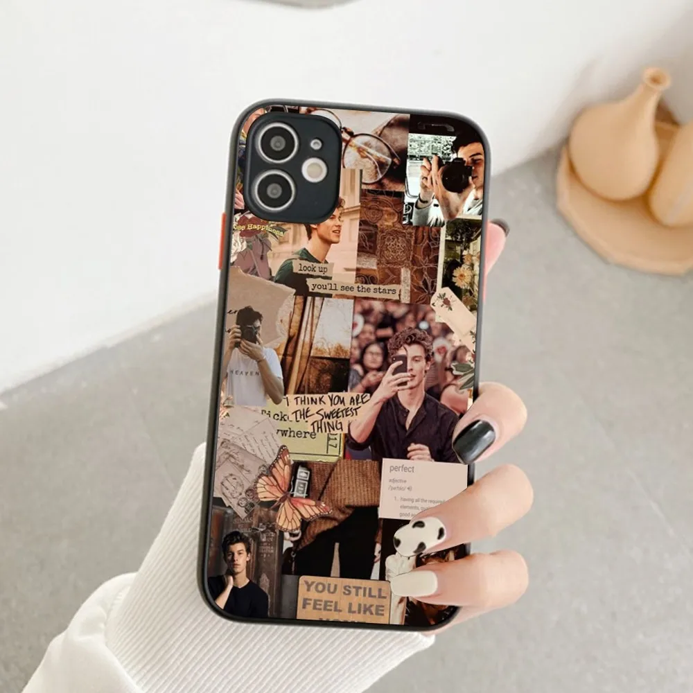 Singer S-Shawn M-Mendes Phone Case For IPhone 14 11 12 13 Mini Pro Max 8 7 Plus X XR XS MAX Translucent Matte Cover