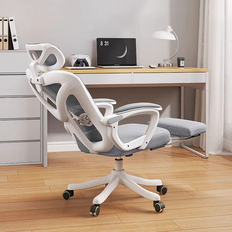 

Recliner Gaming Office Chair Study Designer High Back Lazy Nordic Office Chair Swivel Chaise De Bureaux Home Office Furniture