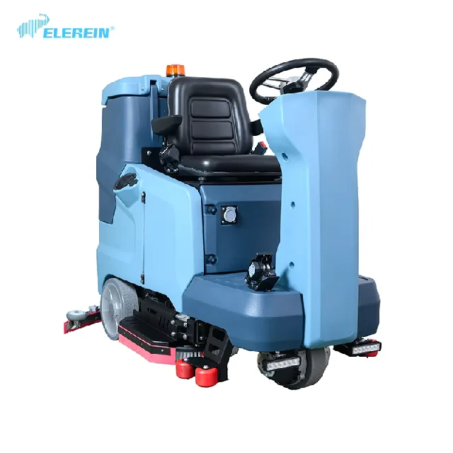 200RPM Brush Speed Mini Electric Scrubber 5300m2h Cleaning Capacity Factory Wholesale Custom Designs For Ride On Floor Scrubber
