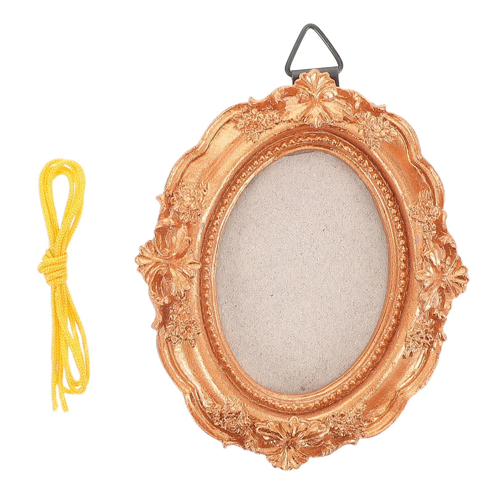 

Creative Mini Photo Ornament Vintage Tiny Hanging Decoration For Christmas Wall Diy Display Home Party Small Gold