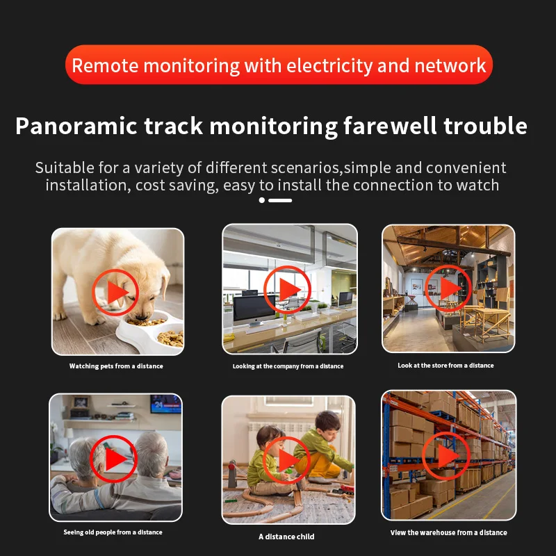 YIIOT APP Mini 8.0MP 4K Wifi IP Camera Smart Human Tracking Color Night Vision Video Surveillance Alarm Push Security PTZ Camera