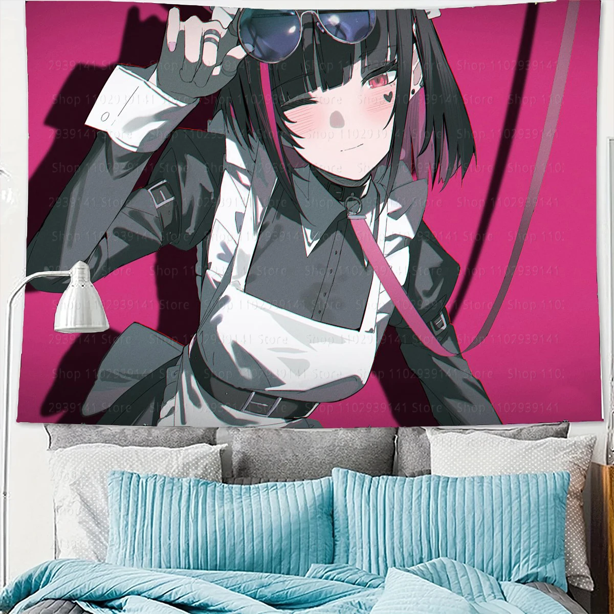 90x150cm Anime Anime Blue Archive Kyōyama Kazusa Wandteppich Kawaii Dekorieren Wandteppich Niedliche Geschenkflaggen