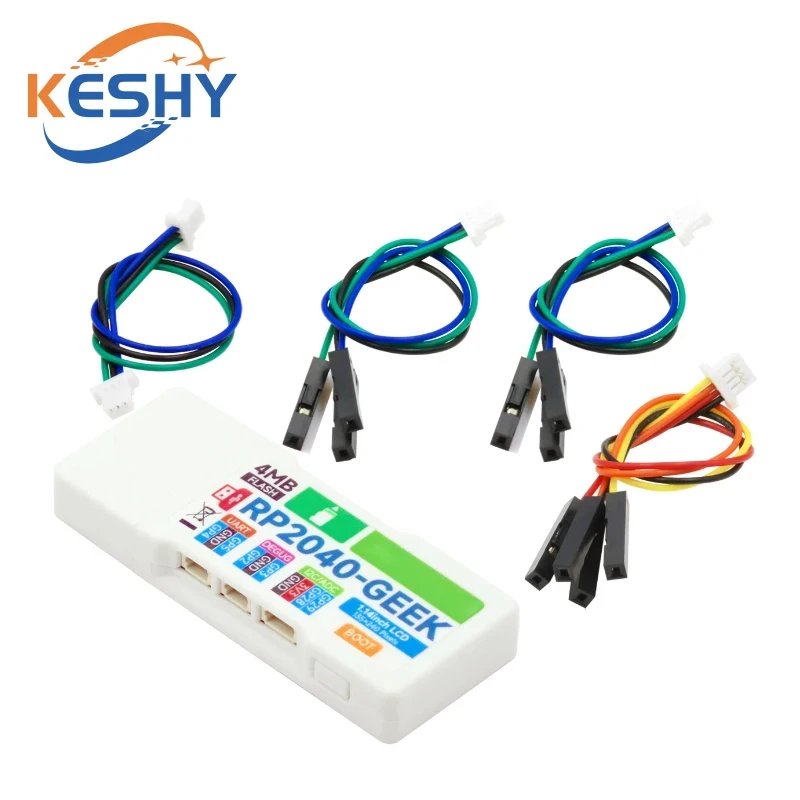 

Raspberry Pi Pico RP2040 USB debugging downloader with 1.14inch LCD 65K 240x135 RP2040-GEEK development board