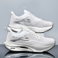 Marathon Carbon Plate Air Cushion Men Sports Running Shoes Breathable Lightweight Women's Comfortable Athletic Nonskid Sneakers
