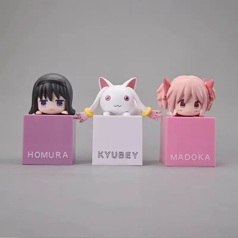 Puella Magi Madoka Magica Q نسخة أنيمي الشكل Kaname Madoka Akemi Homura حاضنة Kawaii Pvc نموذج عمل الأجهزة الطرفية هدية