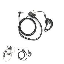 XQF auriculares en forma de G con micrófono PTT grande, walkie-talkie para Motorola Radio TLKR T3, T4, T5, T6, T7, COBRA, MT200, T6000, XTL446, SX500