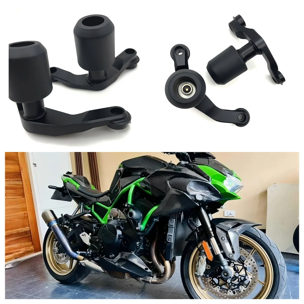 Frame Sliders CNC Aluminum Motorcycle Engine Guard Bodywork Fairing Falling Protection Factory Customizable