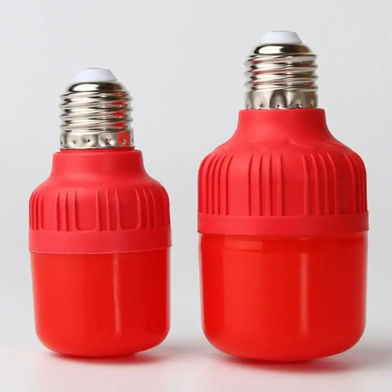 High Power Red LED Light Bulb E27/B22 AC 220V 5W 10W 15W 30W High Brightness Spot Light Festive New Year Bulb Christmas Lights - view 5