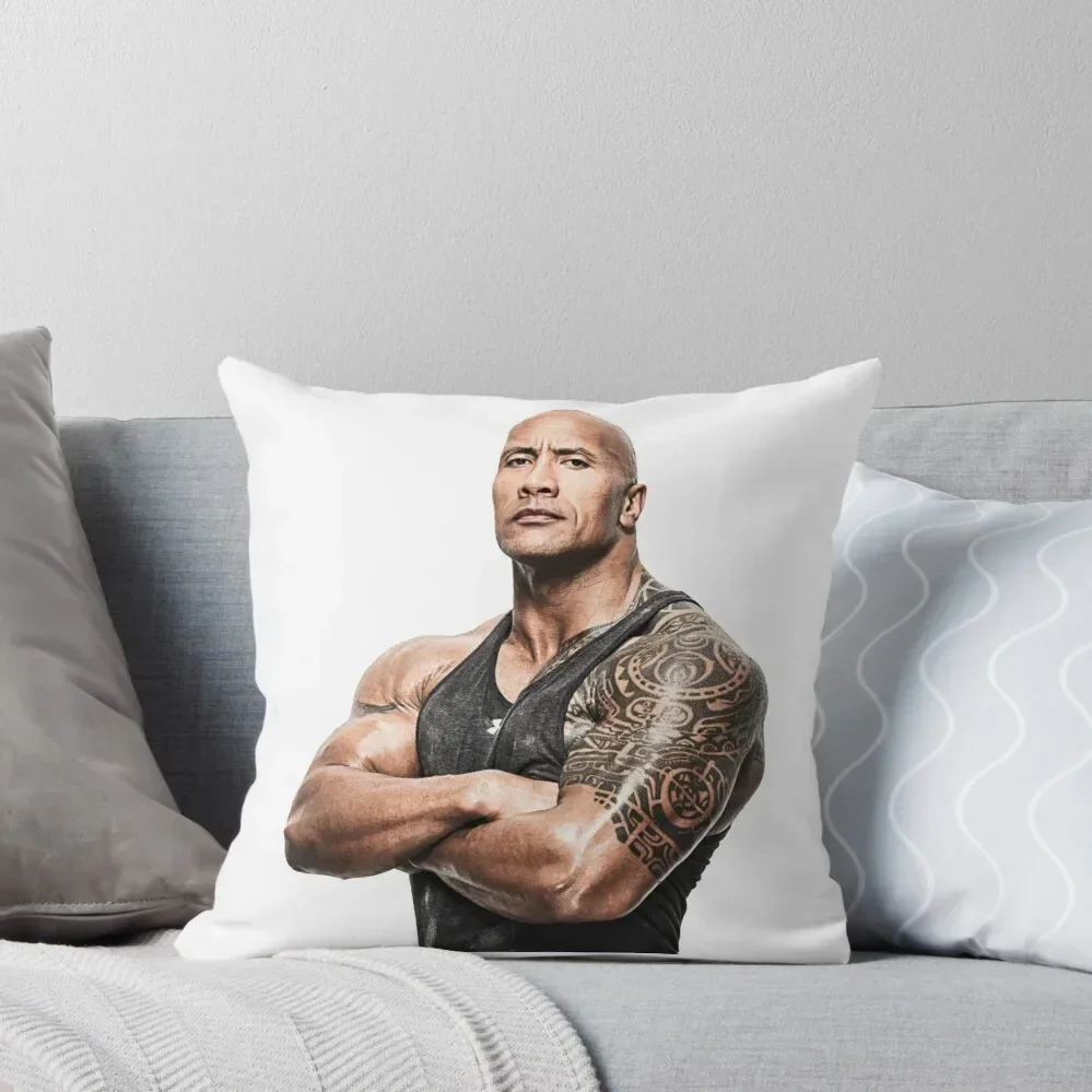 Dwayne Johnson Throw Pillow Custom Cushion Photo Luxury Living Room Decorative Cushions christmas supplies pillow