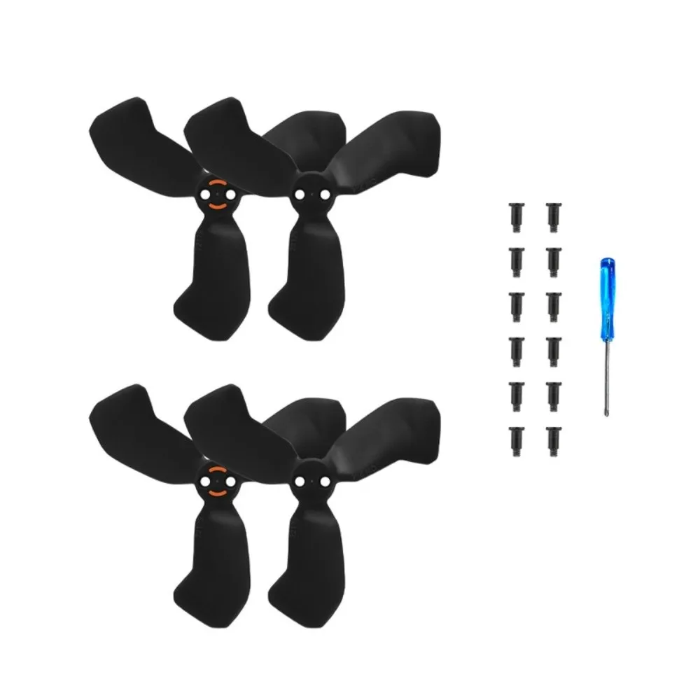 

2 Pairs Replacement Drone Propellers Lightweight Quick Release Drone Spare Blades With Screwdriver Colorful for DJI Neo 2