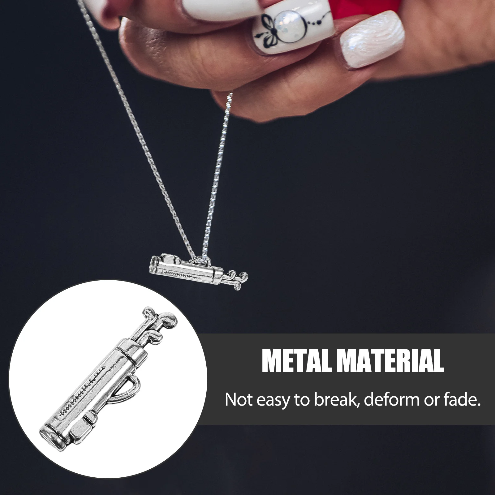 

20 шт. прочный металлический подвеска-подвеска для гольфа DIY изготовление ювелирных изделий ожерелье браслет ремесло подарок аксессуар для изготовления браслетов