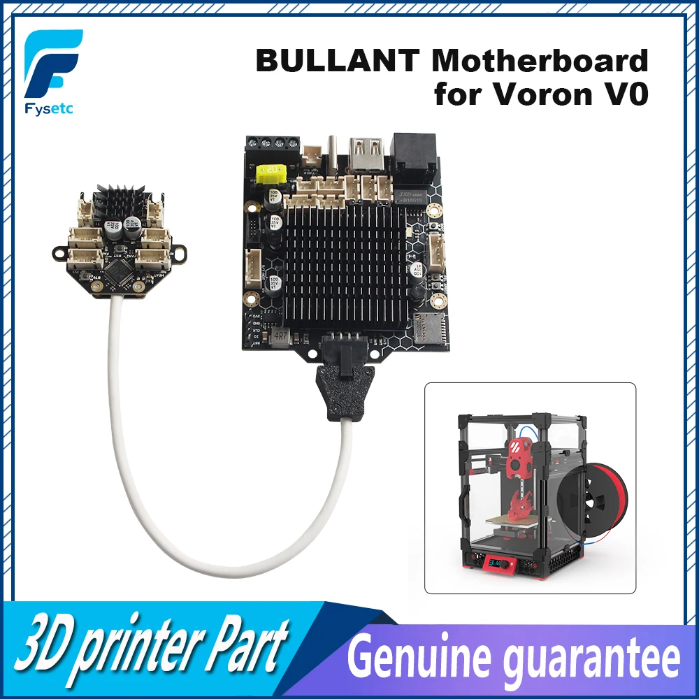 

FYSETC Bullant Control Board Base on A35 Onboard TMC2209 Drivers Dual-core A53 Support Klipper with M36 Board for Voron V0