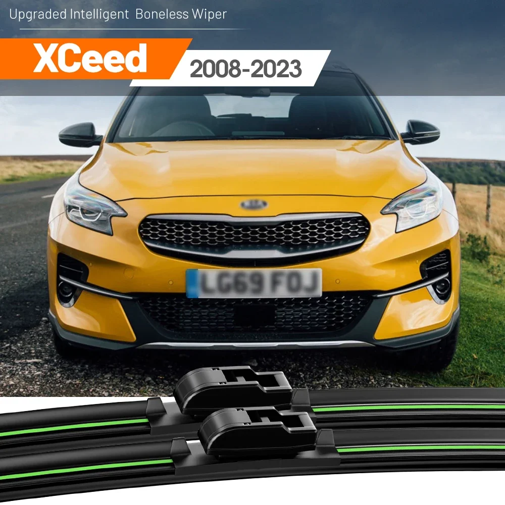 

2pcs For Kia XCeed 2008-2023 Front Windshield Wiper Blades 2009 2010 2011 2018 2019 2020 2021 2022 Windscreen Window Accessories