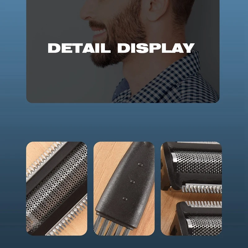 

Сменные насадки для триммера (3 шт.) для Bodygroom BG 2024 - 2040, серий S11, YSS2, YSS3, с щеткой