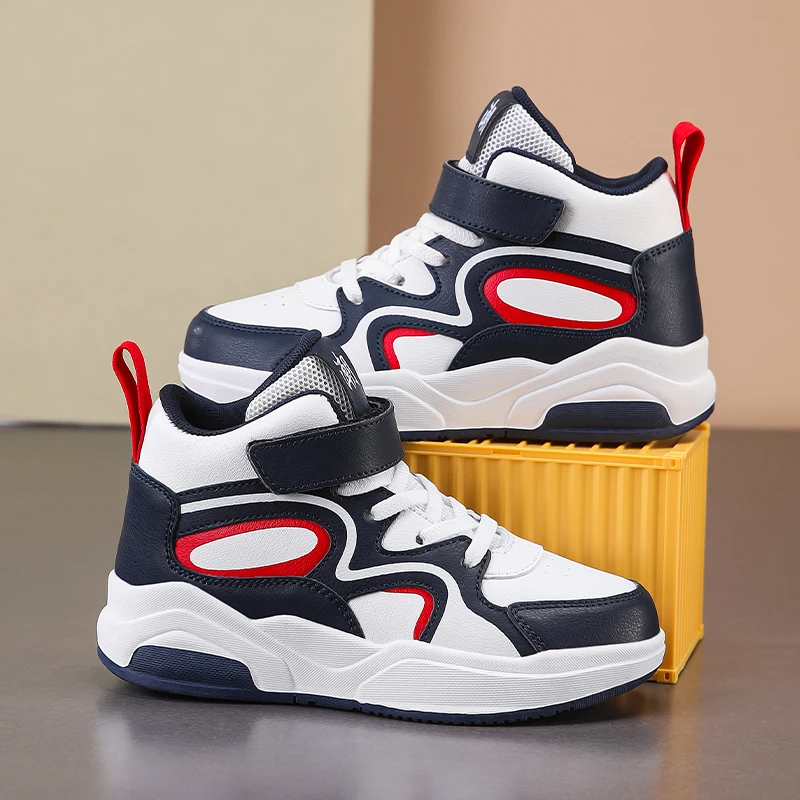 

Fashion Children Casual Sneakers Comfort Non-slip High Top Shoes for Boy Outdoor Platform Skateboarding Shoes Kids Sports Shoes