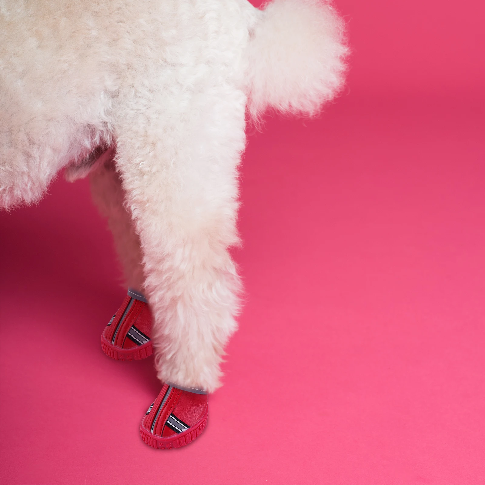 

Winter Dog Shoes Non slip Puppy Boots Protector Durable Wear High quality Anti skid Snowshoes Pet Floor Quiet Footsteps