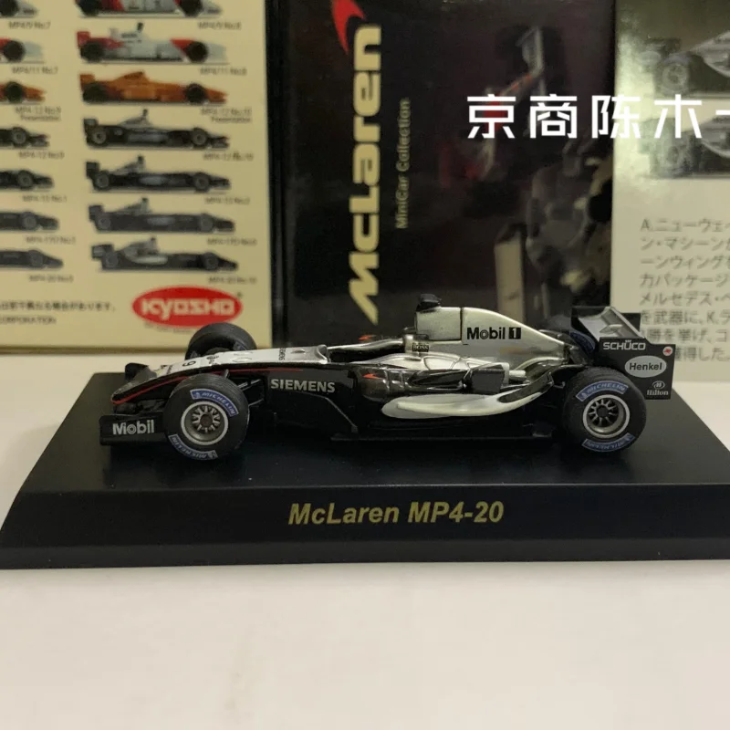 

1/64 KYOSHO MP4-20 Raikkonen Kimi No. 9 LM F1 RACING 2005, коллекция литых под давлением сплавов, декоративная модель автомобиля, игрушки