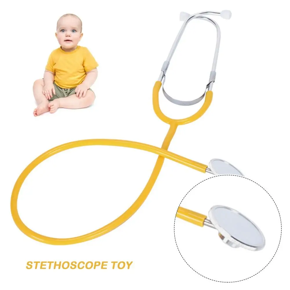 Stetoscopio multicolore Giocattolo Fai da te Imitazione Insegnamento Stetoscopio Famiglia Giochi genitore-figlio Giochi di ruolo Giocattoli educativi Casa