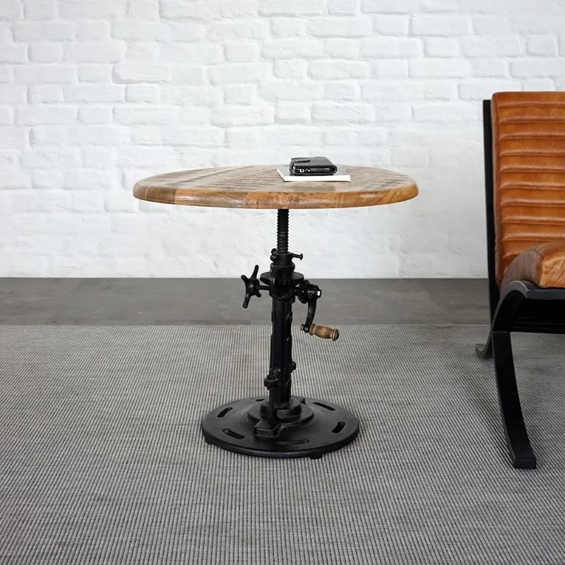 Small industrial height adjustable table, study, living room, bedroom, dining room, hotel, apartment