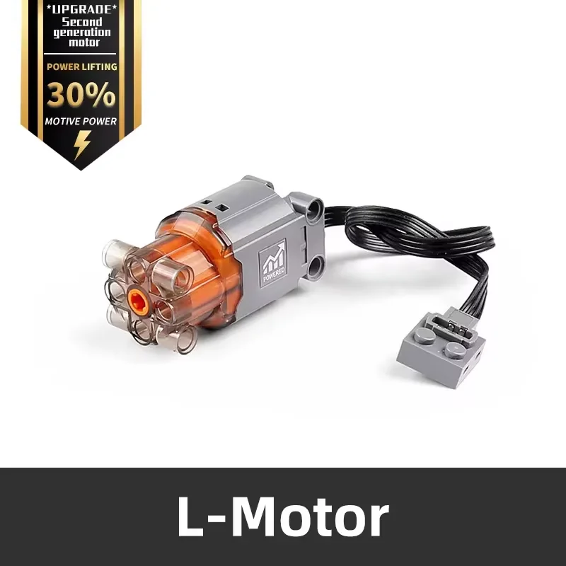 MOLD KING L, funciones de potencia del Motor, juegos de bloques de construcción técnicos, ladrillos MOC, juguetes DIY para coche, Robot, barco