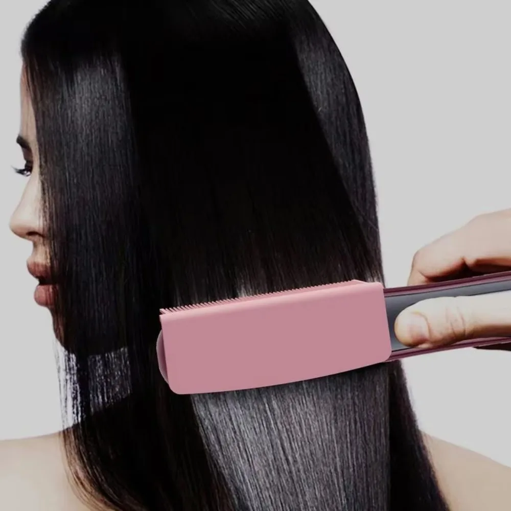 Clip On Hair Flat Iron Comb Lightweight Styling Straight Hair Comb Professional Hair Care Tool Salon Styling Comb