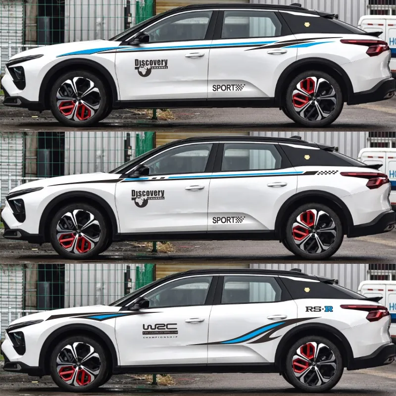 لسيتروين فرساي سيارة ملصق تعديل مظهر الجسم الأزياء الرياضية الملحقات ملصق حائط من الفينيل #2