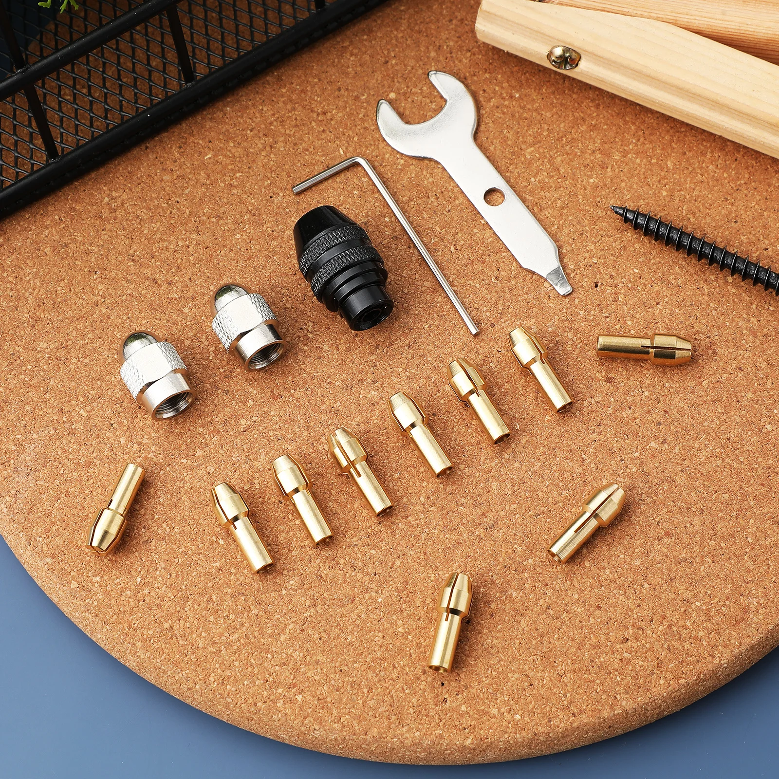 

1 комплект, 1 комплект, медный сверлильный патрон, набор цанговых патронов для электрической дрели, вращающийся инструмент, электрическая шлифовальная машина, аккумуляторная матрица, аксессуары для фрезерного сверления