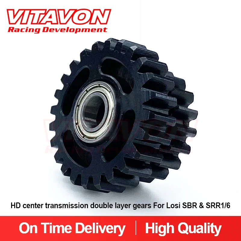 

VITAVON SBR SRR HD center transmission double layer gears For Losi SBR & SRR 1/6