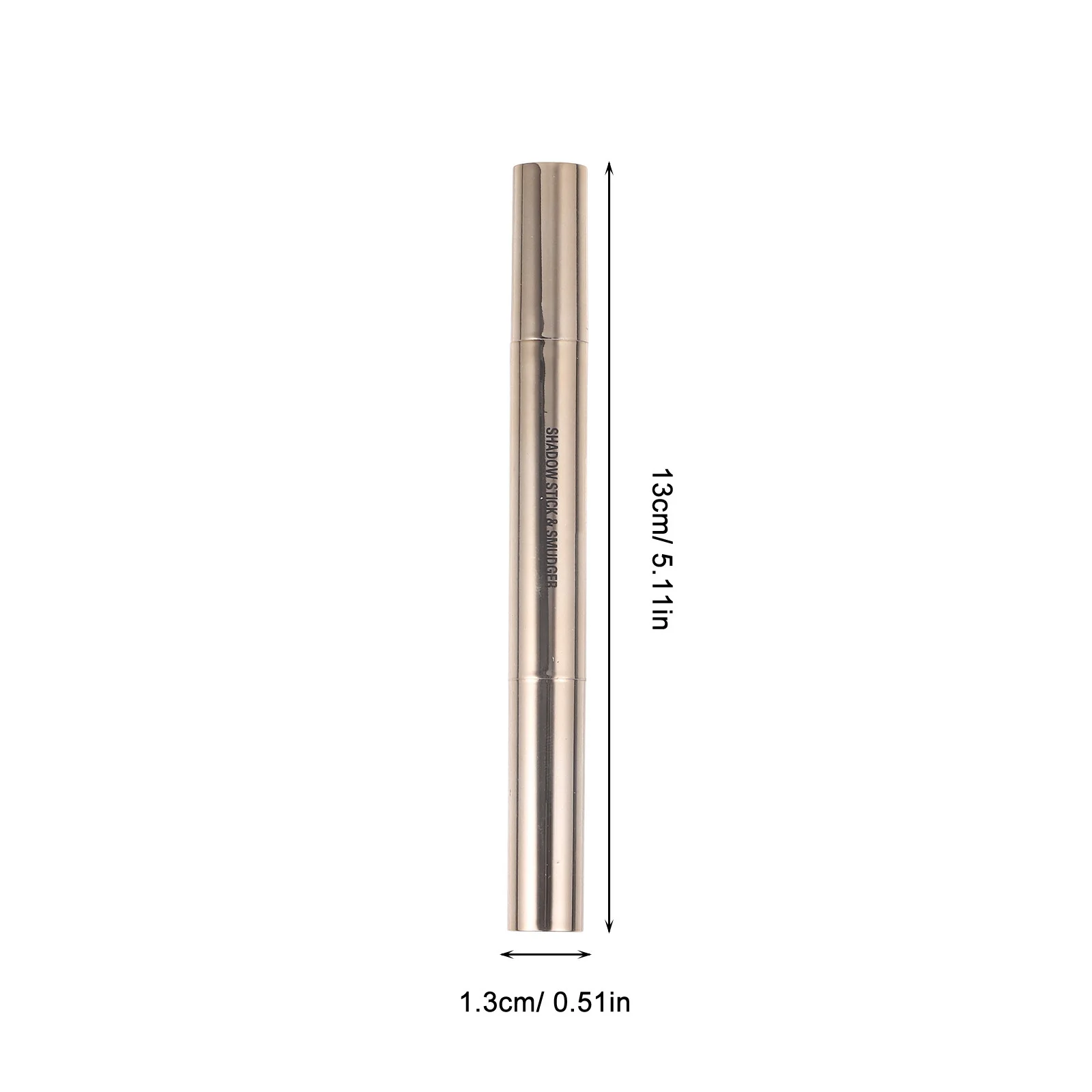 Ombretto Stick Doppia estremità Compatto Piccolo Facile da trasportare Penna per trucco occhi Pennello per correttore Miscelazione Strumento per evidenziare le sbavature